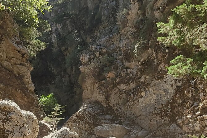 Imbros Gorge Hiking from Chania - The short snack stop before the gorge hike