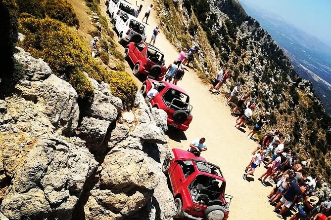 Jeep exploration 4X4 self drive - Lasithi Plateau time: panoramic breaks and mountain-track driving