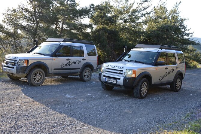 Jeep Tour to Giouchta Mountain, Wine & Olive Tasting - The off-road 4WD stretch toward Mount Juktas: views, photos, and caution