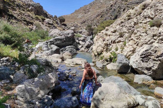 Jeep Tour to Kourtaliotiko Waterfalls, Preveli & Spili - Kourtaliotiko Gorge: hidden waterfalls and the Agios Nikolaos chapel