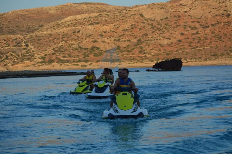 Jet Ski Safari to Sfinari Beach - Getting started at Falasarna Port, and what to notice right away