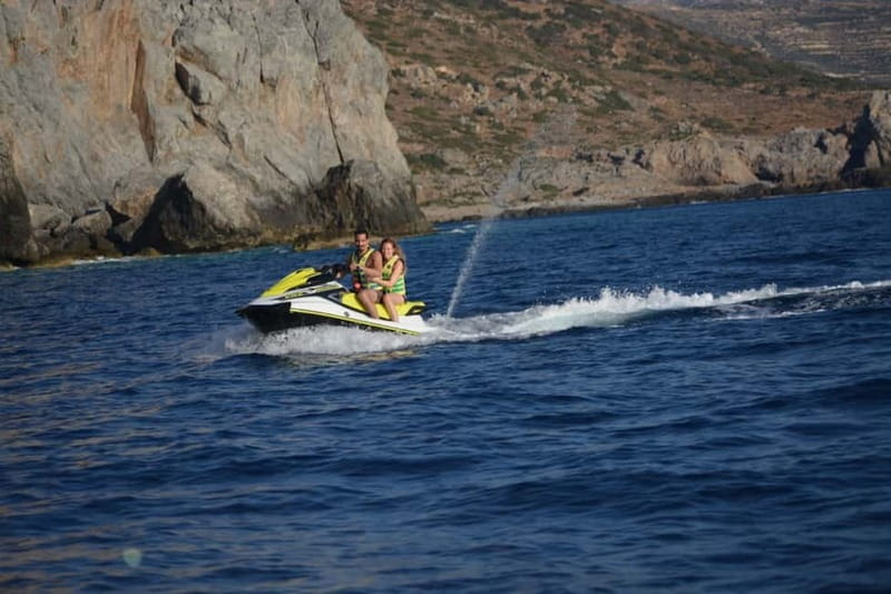 Jet Ski Safari to Sfinari Beach - When sea conditions change: how the crew adapts without killing the day