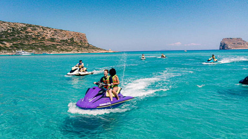 Jet Ski Safari to Sfinari Beach - The guide and small-group setup: why it feels calmer than bigger tours
