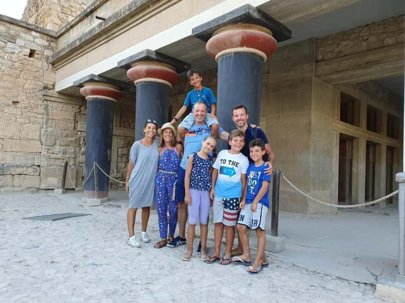 Knossos Palace: Family-friendly Mythology Tour - Meeting at WeGuide, Then Into Knossos Without Waiting