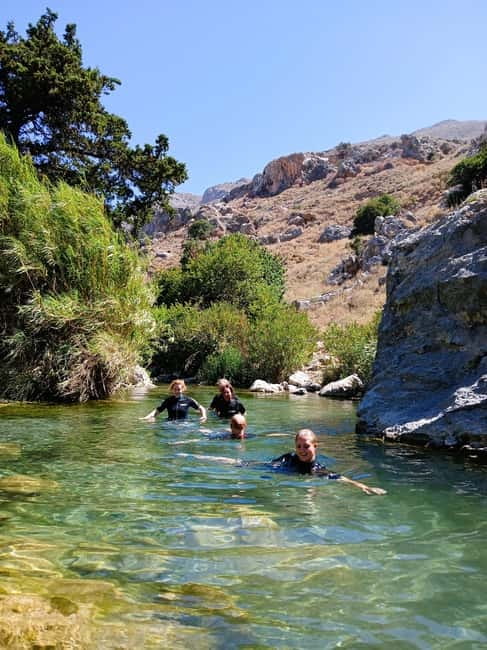 Kourtaliotiko Gorge: Guided River Adventure Trek with Lunch - Walking the river bed: pools, jumps, and that “alone in Crete” feeling