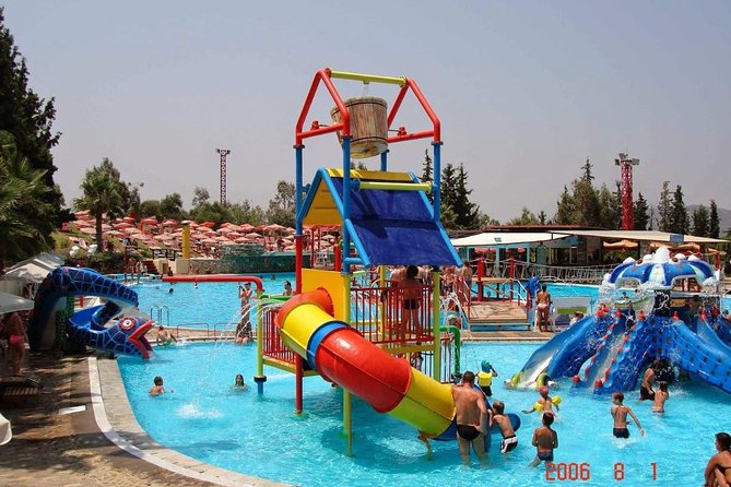 Limnoupolis Water Park All in - The central pool and lazy river: where the day slows down