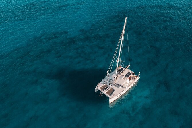 Luxury Catamaran Cruise, Dia Island –Open Bar & Lunch -Top Rated! - Food at Sea: Premium Seafood Lunch and Four Menu Choices