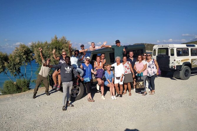 Matala Agiofarago Gorge Guided Jeep Safari Tour - Matala beach: hippie caves history, plus true free time