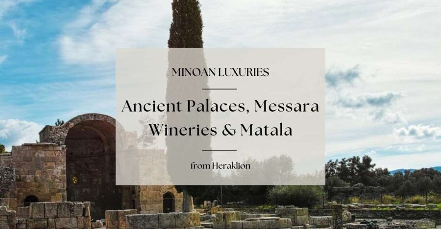 Minoan Luxuries: Ancient Palaces, Messara Wineries & Matala - Matala Beach Time in the Libyan Sea