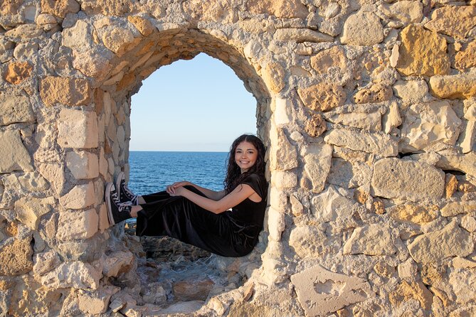 Photoshootings Photographer in Chania Crete Sultana - The Venetian Harbor Walk, Plus That Watchtower View