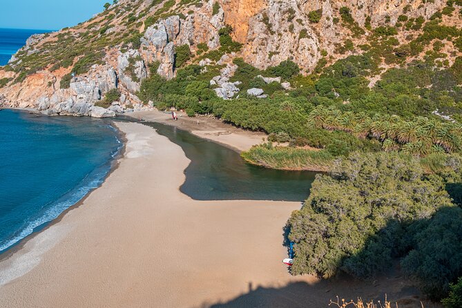 Preveli Beach and Damnoni Beach Full-Day Trip From Chania - Damnoni Beach: the crystal-sea break and the boat-to-Palm-Beach transfer