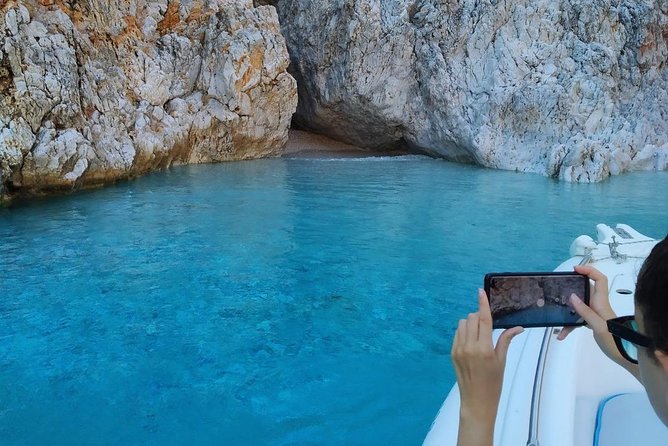 Private Boat Trip Chania Seitan (price per group-up to 9 people) - Cruise toward Katholiko Monastery, then a quick swim in clear water
