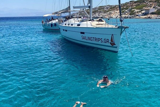 Private luxury Escape Sailing, Snorkel and Lunch Cruise - Agios Georgios Bay: Wind-Protected Swimming and Easy Snorkel Moments