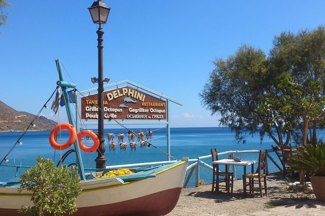 PRIVATE Spinalonga & Agios Nikolaos & Olive Oil Factory CRETE - Mirabello Bay drive, photo stops, and the ferry-man curiosity