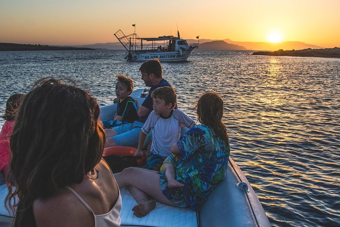 Private Sunset boat trip in Chania, Crete (price is per group) - Lighthouse of Chania: the best “before the main show” moment