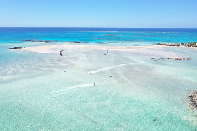 Private Van Tour to Elafonissi with SUP Board from Chania - Pickup Anywhere on Crete, Plus a Comfortable Van Plan