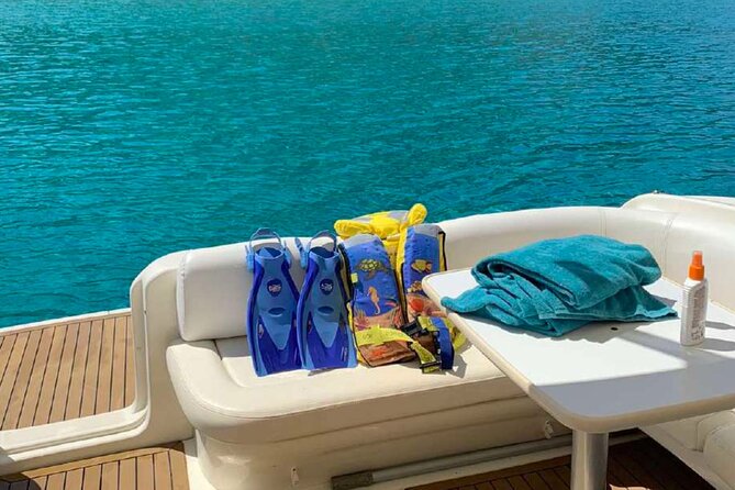 Private VIP Yacht 34" Excursion - Explore/Swim/Snorkel - Full day - Meeting at Agios Nikolaos Marina, then easing into the day