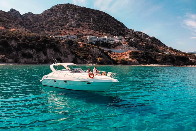 Private VIP Yacht 34" Excursion - Explore/Swim/Snorkel - Full day - Snorkeling gear included, plus Wi-Fi for those practical moments
