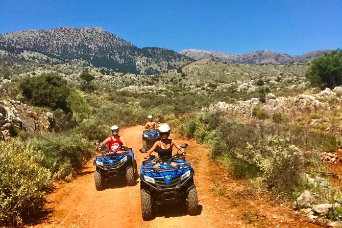 Quad Safari from Platanias of Chania - Gear and comfort: dust-proof eyes and shoe choices