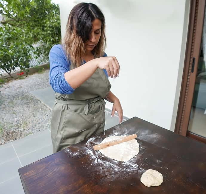 Rethymno: Chrysoula's Cretan Home Cooking Lessons - The wood oven and the garden view that make cooking feel special
