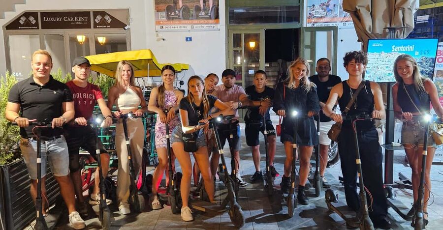 Rethymno: e-Scooter tour on the old and new town - Rimondi Fountain, Neratze Mosque, and St. Francis in the City Core