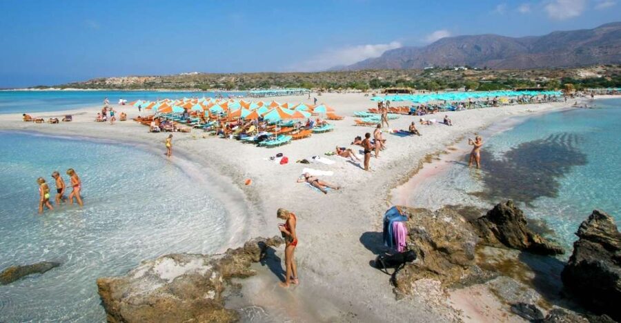 Rethymno: Elafonisi Day Trip with Balos Lagoon Photo-Stop - Elafonisi Beach: Pink Sand, Shallow Water, and Time to Linger