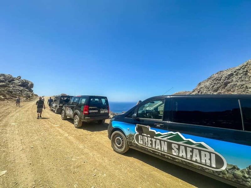 Rethymno: Full-Day Land Rover Safari to Preveli - Giannoudi and the Gorge of Prasses: vulture time and real nature watching