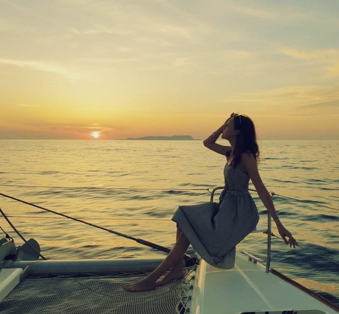Rethymno: Sunset Catamaran Cruise - Sushi & Open Bar - Setting Sail From Rethymno Marina, Then Straight Into Relax Mode
