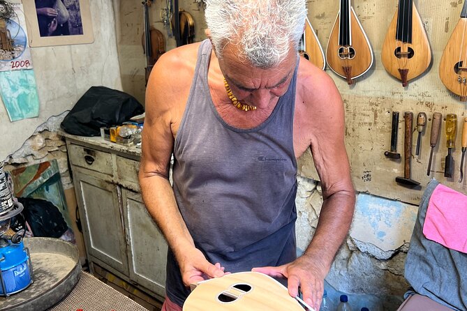 Rethymno: Traditional Arts & Workshops Tour. - Stop 4: Cretan lyra workshop, the instrument behind the music