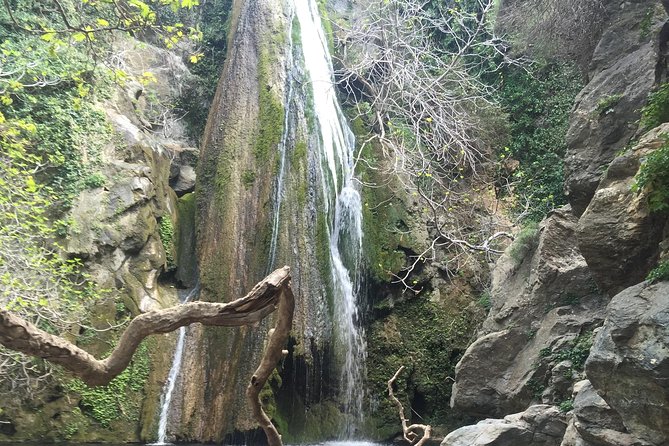 Richtis Waterfall, History, Azoria, OliveTasting, NorthCoast - Voulisma beach views on the way back, the palate-cleanser