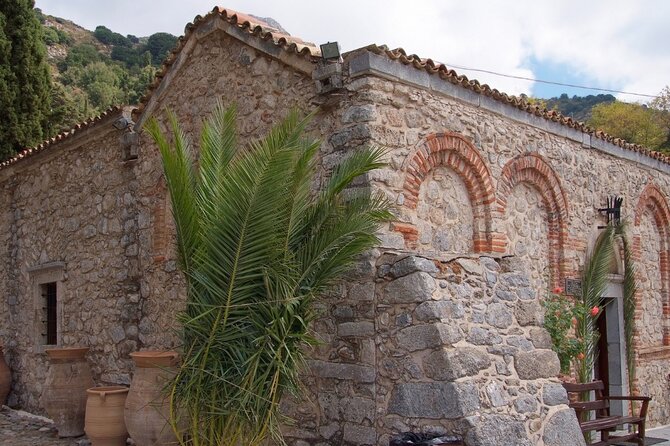 Road-trip to Lasithi, Zeus Cave, Vidiani, Krasi & Olive Mill Farm - Vidiani Monastery at Mount Louloudaki: peace, frescoes, and a short visit