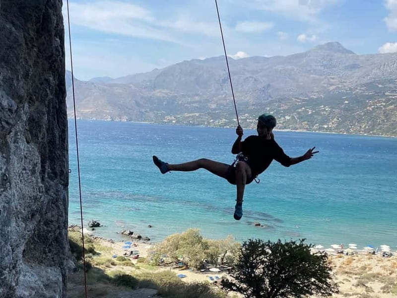 Rock Climbing in Crete with a Guide at Plakias Beach sectors - Why Plakias and Paligremnos are such a great match for rock climbing