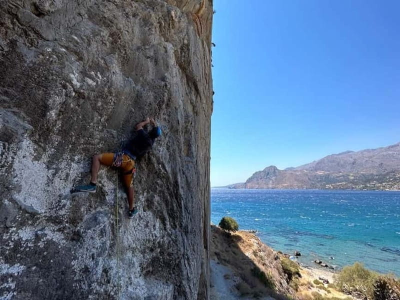 Rock Climbing in Crete with a Guide at Plakias Beach sectors - Meeting next to Plakias Beach, then a short walk to the sector