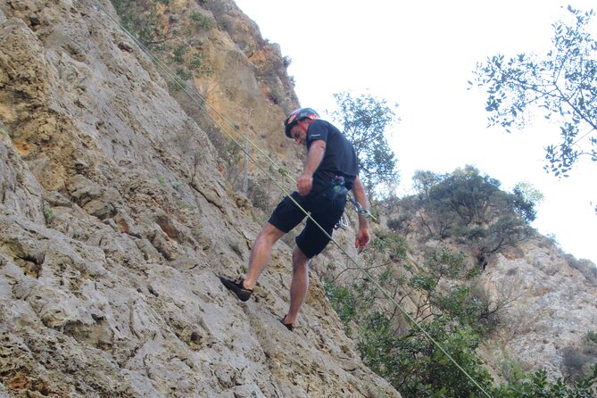 Rock Climbing with a Guide in Chania Therisos Gorge - Break Time in the Gorge, Snacks and Water That Keep the Day Moving