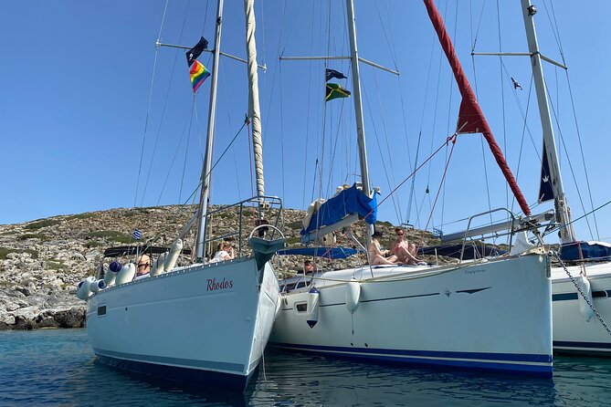 Sailing Trip to Dia Island - All Inclusive - Small group on paper, real life on deck