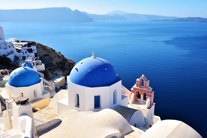 Santorini Full-Day Tour from Heraklion Crete - Red Beach at Akrotiri for Volcanic Color and a Very Different Vibe