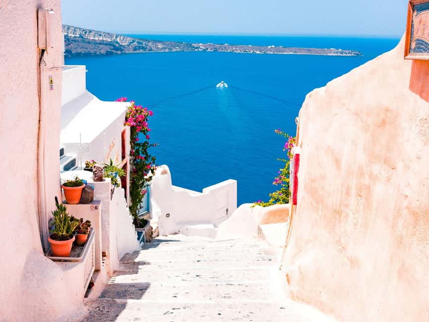 Santorini Guided Day Trip From Crete with Ferry Tickets - Fira: Caldera views, better variety, and time to actually breathe