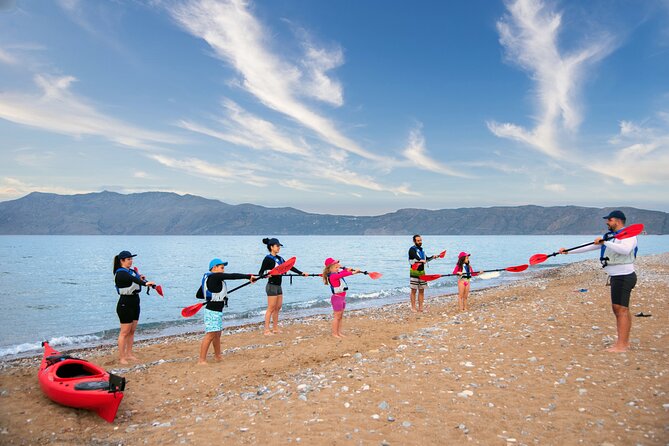 Sea Kayak Tour around Kissamos Bay for Families - Double kayaks for kids 7-15, plus safety rules that keep it relaxed