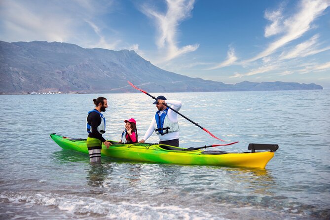Sea Kayak Tour around Kissamos Bay for Families - Paddling along Kissamos Bay, with easy stops to rest and regroup