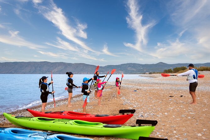 Sea Kayak Tour around Kissamos Bay for Families - Where you start at Galini Beach Hotel and what the first 30 minutes feel like