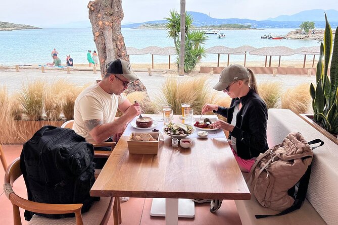 Seitan limania-Marathi private Jeep tour with lunch - Marathi Beach in Souda Bay: lunch with a change of scenery