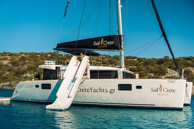 Semi-private Sailing trip with Lunch and Water Toys - Food and drinks: Mediterranean lunch, snacks, and what alcohol means here