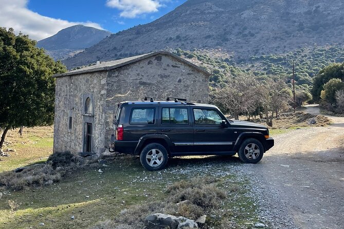 Small Group Jeep Safari Through Lassithi Myths and Flavors - Windmills of Lasithi and the Mochos finale