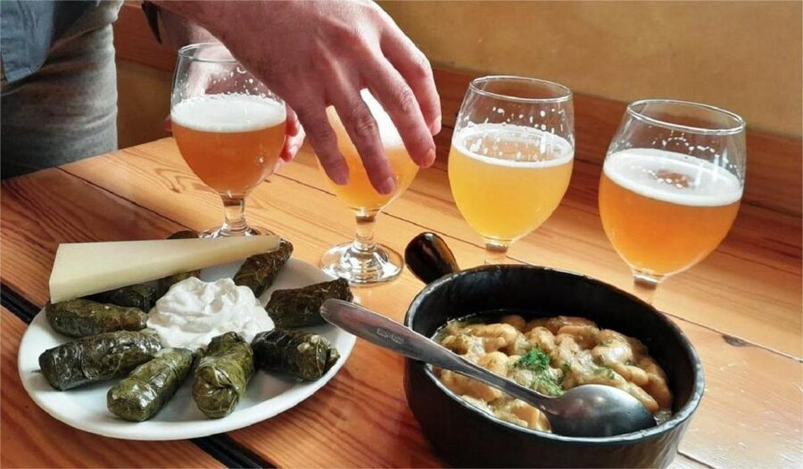 Sunset Craft Beer Foodie Tour - Chania Old Port - Outdoor sunset tastings with sea and mountain views