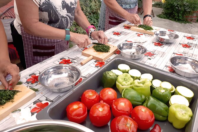 The Real Cretan Cooking Experience - Value for $133.02: small group, transport, and take-home materials