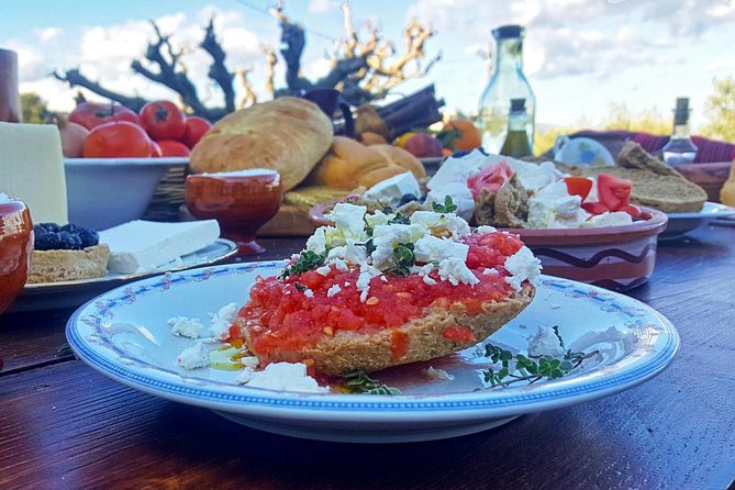 The Real Cretan Cooking Experience - What you actually cook: kalitsounia, tzatziki, ntakos, and gemista