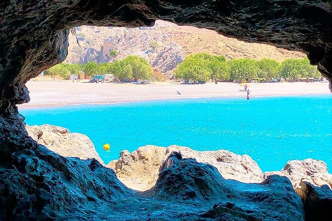 Trypiti beach and gorge Jeep Safari - Stop 2: Messara viewpoint over the Libyan Sea and the plain