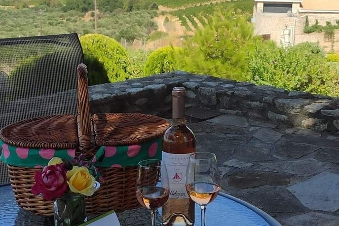 Unique wine tasting of organic Cretan wines - Domaine Paterianakis makes organic wine feel practical
