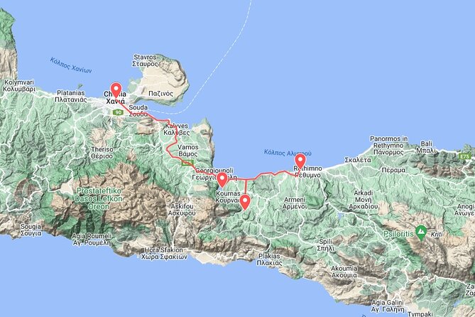 Western Crete Discovery: Chania, Rethymno, and Authentic Flavors - Chania and Rethymno, with a Chauffeured Vehicle: Comfort and Real Value